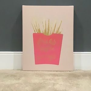 “Fries before guys” little/big girls picture